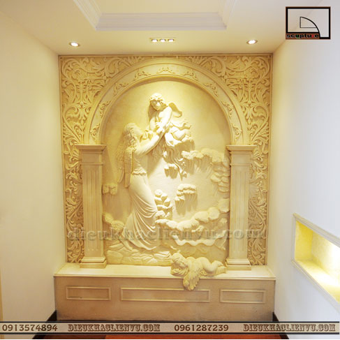 ứng dụng điêu khắc trong trang trí