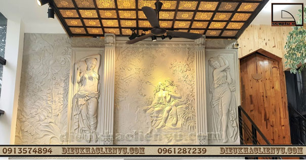 ứng dụng điêu khắc trong trang trí
