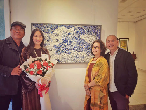 C&aacute;c nghệ sĩ tại Triển l&atilde;m mỹ thuật 'Ngựa với sắc xu&acirc;n B&iacute;nh Ngọ 2026' 2