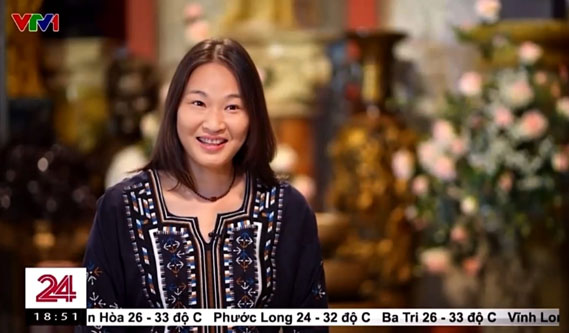 Ms Liên chia sẻ cùng quý khán giả trên kênh VTV1