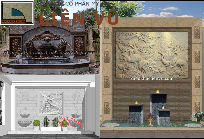 Nhận thiết kế, làm đài phun nước theo yêu cầu riêng của khách hàng