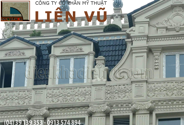 Trang trí nhà với phù điêu châu Âu