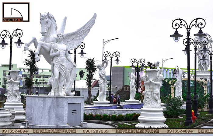 Dự án điêu khắc đài phun nước châu Âu giữa lòng Hà Nội