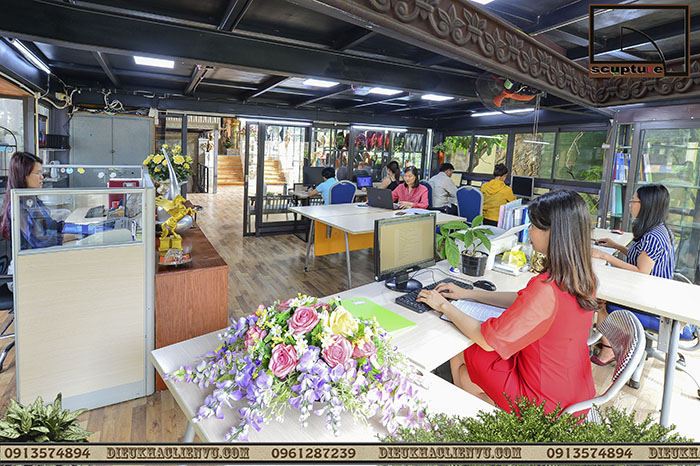 Tiểu cảnh phù điêu sân vườn đẹp