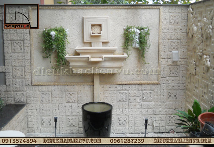 Đài phun nước sân vườn tiểu cảnh