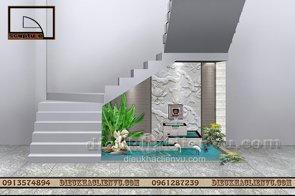 Các loại tranh phù điêu hoa lá đẹp