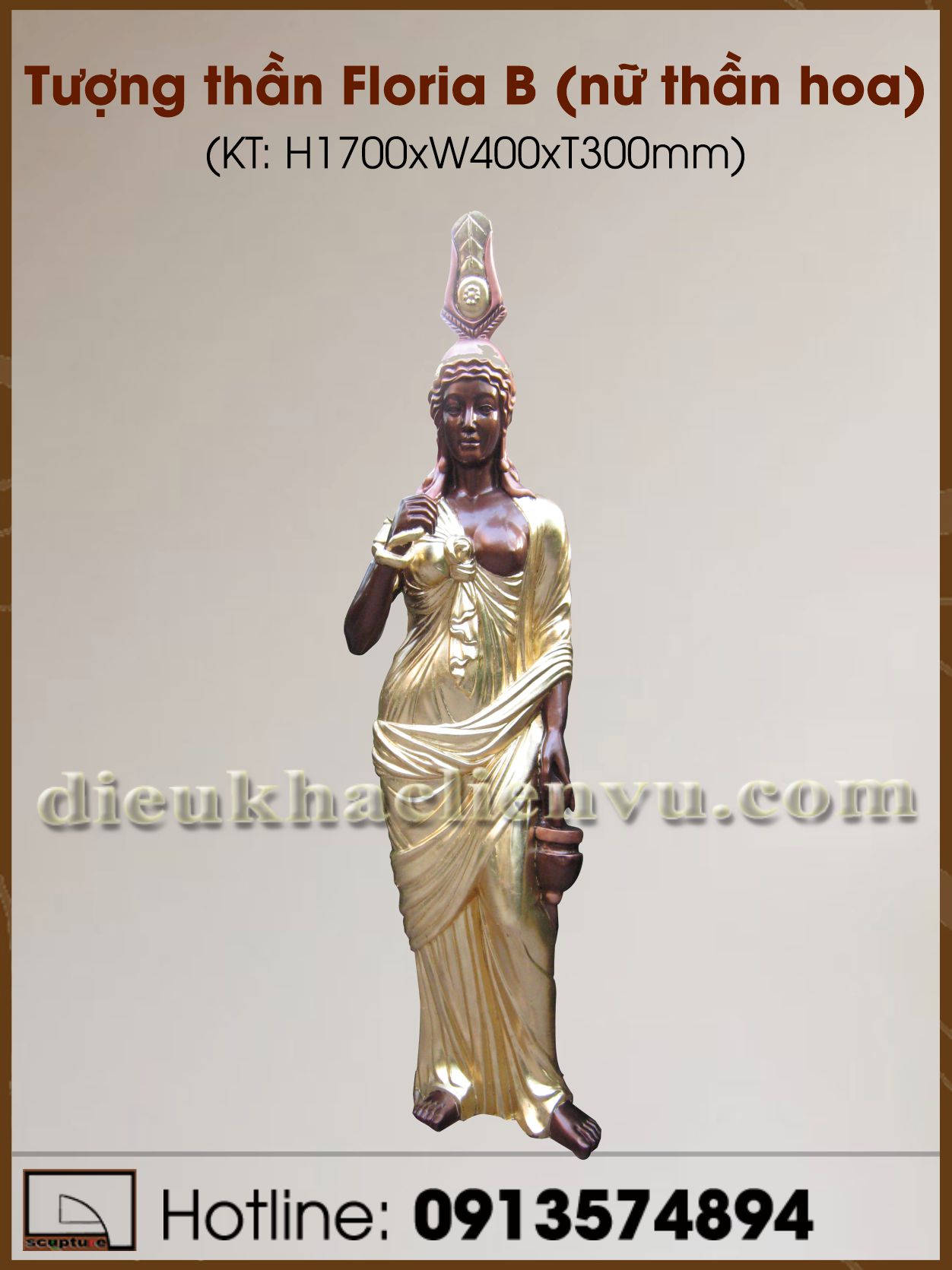 Tượng nữ thần hoa Floria B