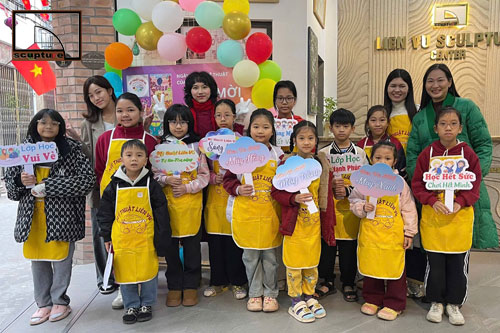 Khai giảng lớp mỹ thuật NHÍ - Khởi đầu hành trình sáng tạo