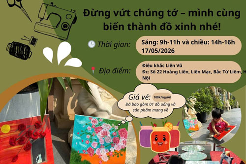 Thư mời tham dự Workshop tái chế vải