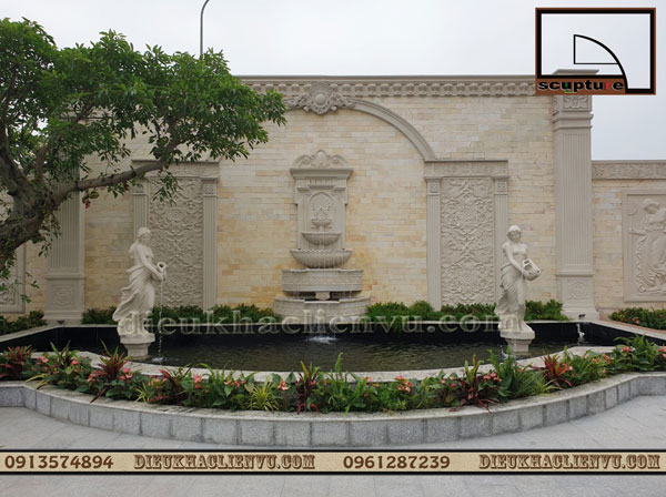 Thiết kế và thi công đài nước sân vườn