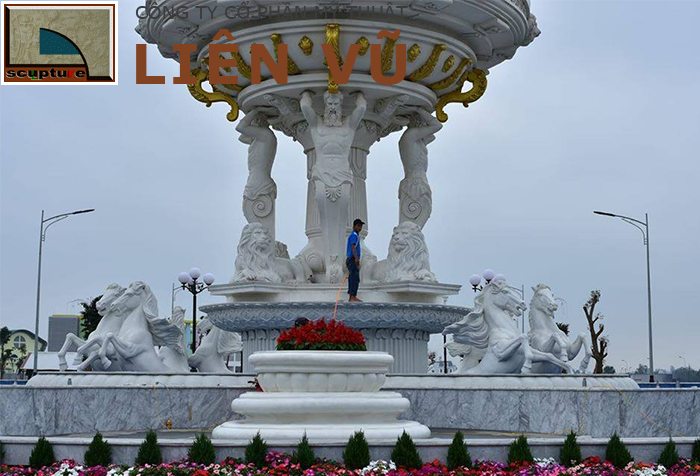 Cảnh quan dự án đài phun nước