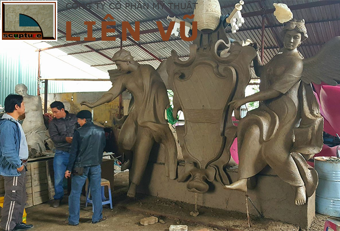 Chế tác sản xuất tượng cô gái