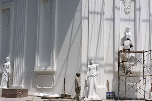 Điêu khắc Liên Vũ giới thiệu công trình thi công thực tế tại CT8 Mỹ Đình