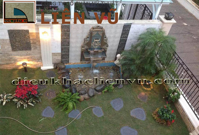 Mẫu đài phun nước mini cho sân vườn