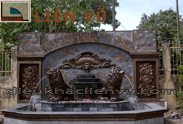 Đài phun nước sân vườn châu Âu