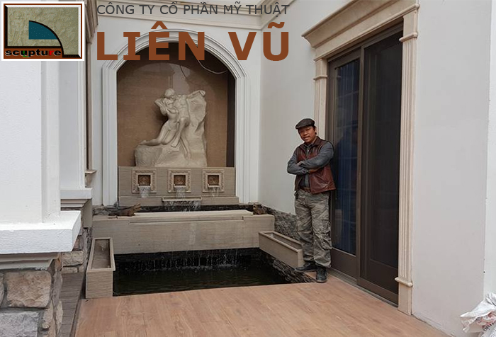 Đài phun nước sân vườn đẹp