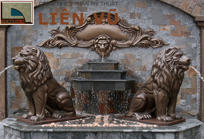 Đài phun nước sân vườn tiểu cảnh