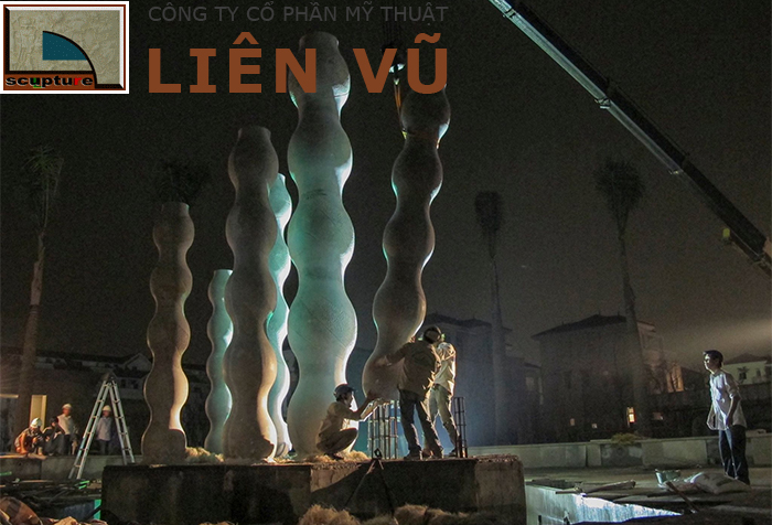 Dịch vụ thi công đài phun nước sân vườn tại Hà Nội