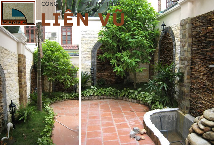 Dịch vụ thi công tiểu cảnh sân vườn trọn gói