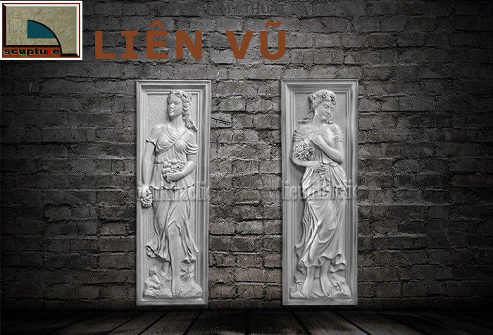 Điêu khắc phù điêu cô gái