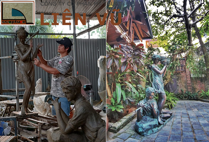 Điêu khắc tượng cô gái