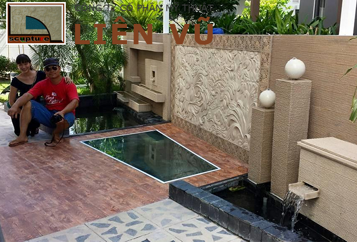 Dự án điêu khắc trong tiểu cảnh sân vườn
