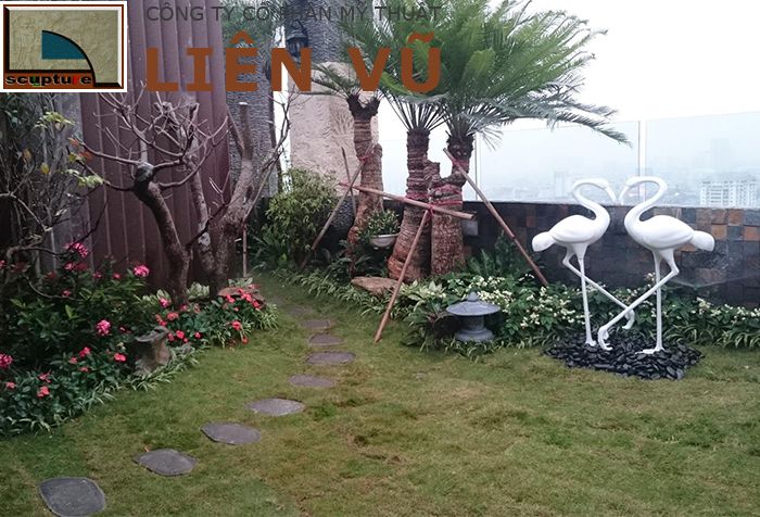 Dự án điêu khắc vườn trên sân thượng