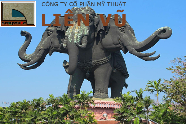 Khám phá bảo tàng nằm trong bức tượng voi 3 đầu ở Thái Lan