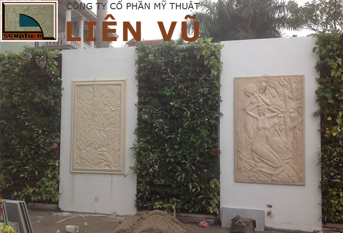 Mẫu phù điêu sân vườn đẹp