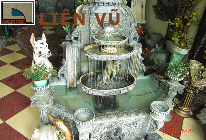 Mua đài phun nước sân vườn ở đâu?