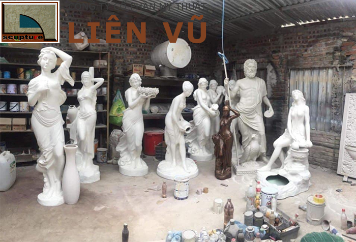 Mua tượng cô gái đổ nước đẹp, giá tốt