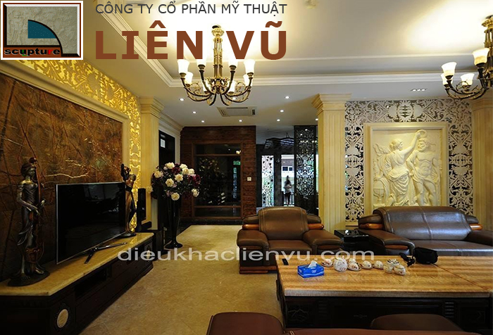 Nghệ thuật điêu khắc trong trang trí nội thất