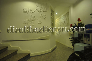 Phù điêu trang trí spa BaBor 33 Tuệ Tĩnh