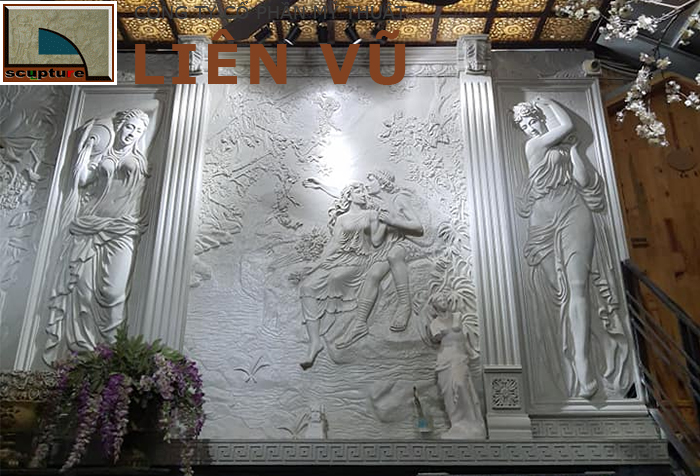 Phù điêu châu Âu chủ đề con người