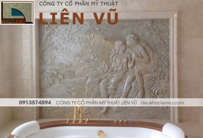 Phù điêu châu Âu đá nhân tạo composite