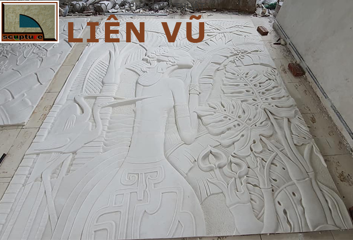 Phù điêu cô gái, phù điêu thiếu nữ và ứng dụng