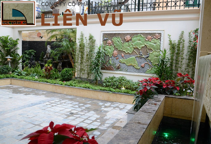 Phù điêu sân vườn composite