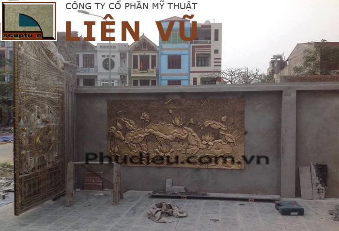 Phù điêu sân vườn giả đồng đẳng cấp