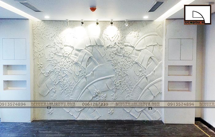 Tranh phù điêu trang trí 3D sang trọng hiện đại