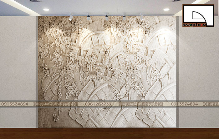 Phù điêu trang trí cảnh quan sân vườn đẹp