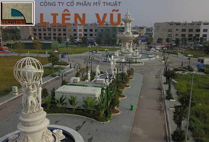 Thi công đài phun nước sân vườn