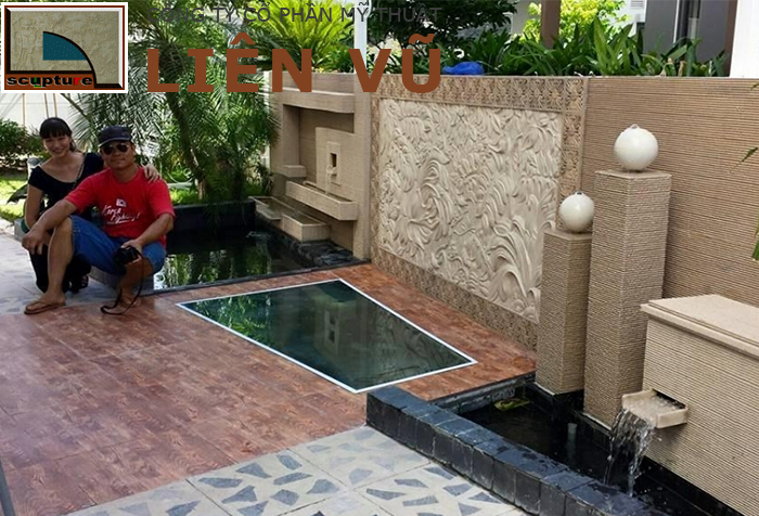 Thi công dự án điêu khắc trong sân vườn