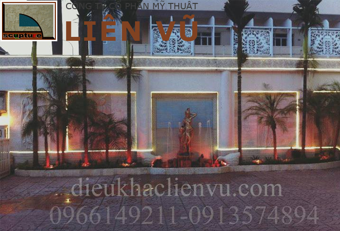 Thiết kế đài phun nước sân vườn tại Hà Nội