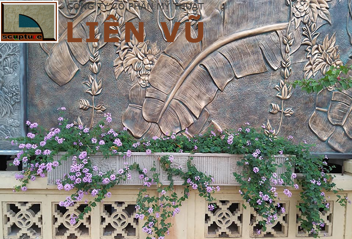 Thiết kế thi công phù điêu sân vườn đẹp