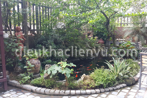 Tiểu cảnh sân vườn - không gian thiên nhiên