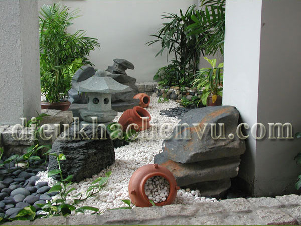 Tiểu cảnh cây thật