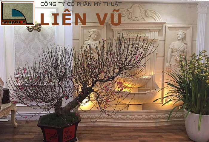 Trang trí tiểu cảnh với phù điêu châu Âu