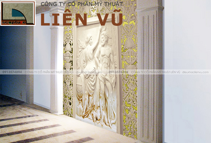 Tranh đắp tường phù điêu châu Âu