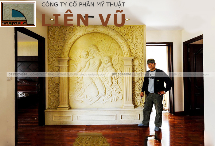 Tranh phù điêu châu Âu treo tường