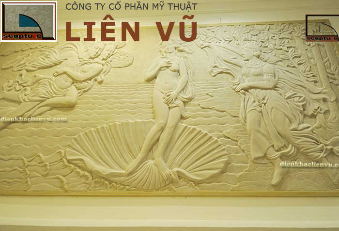 Tranh phù điêu cô gái 3D treo tường